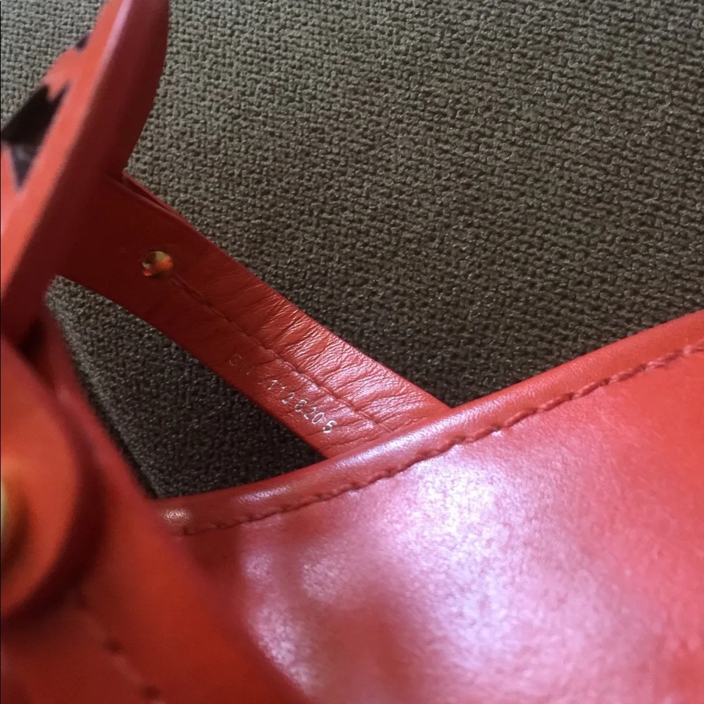 Tory Burch Orange Miller Logo Thong Sandals